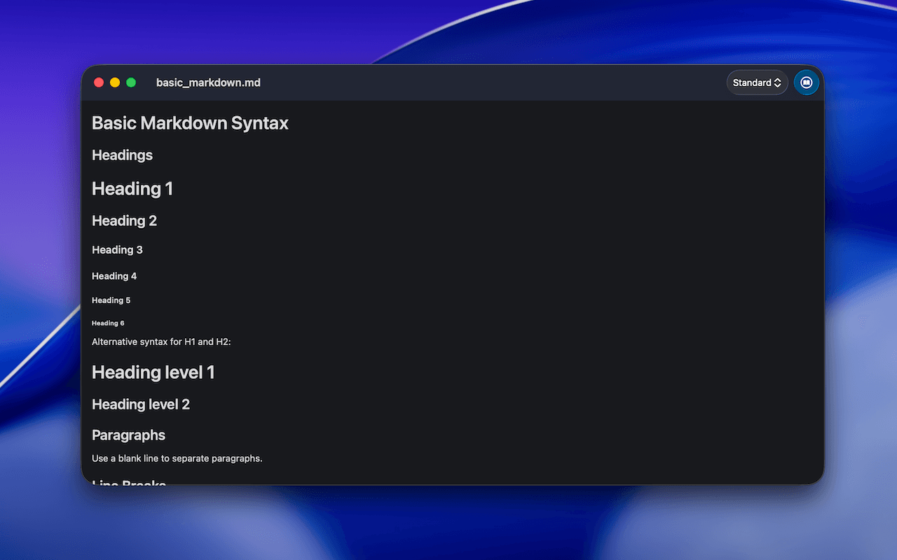Focus main interface